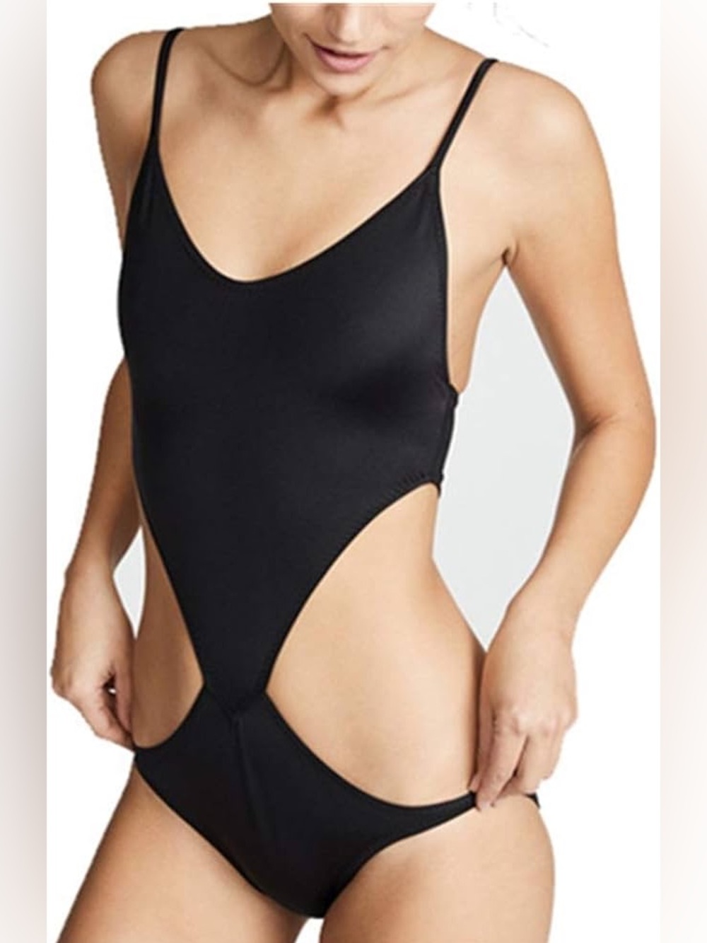 NORMA KAMALI LARGE SLIP CHUCK ONE PIECE Swimsuit